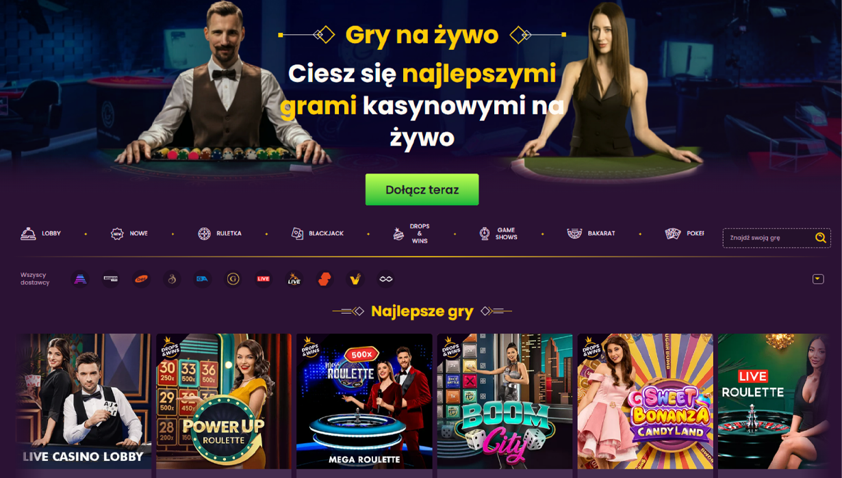 BIZZOCASINO Gry na Żywo BizzoCasino Gry na Żywo